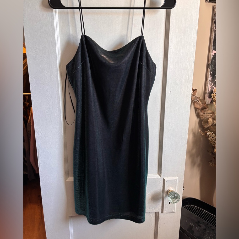 Blue/black Topshop party dress